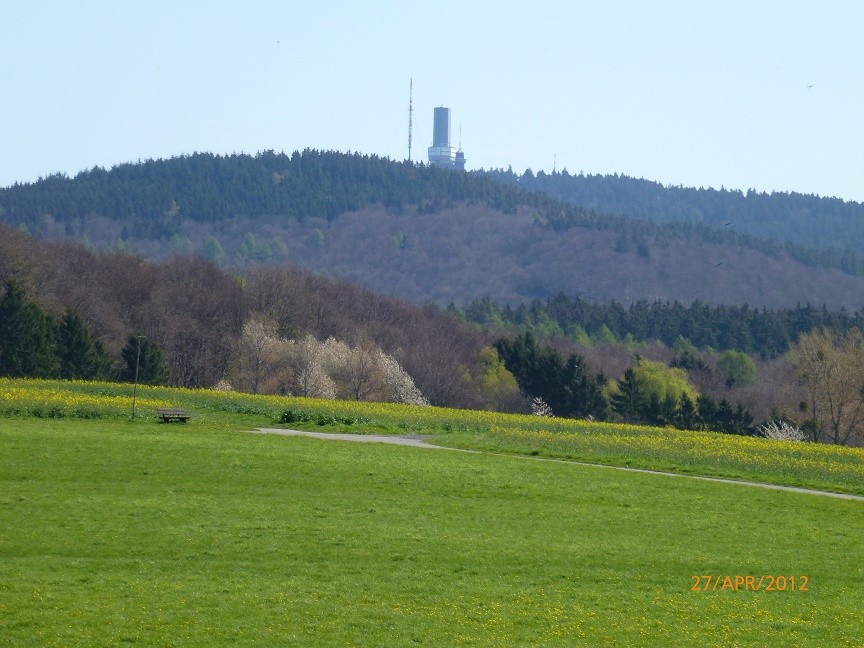 Blick auf Feldberg/Ts. von der Ferienwohnung aus